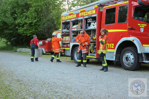 Feuerwehrprobe am Quelloch